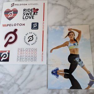 Peloton Stickers and Rebecca Kennedy Card